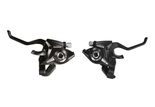 Shimano Altus EZ51 3 x 8 Speed Shifters inc' Brake Levers click to zoom image