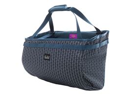 Brompton Basket Bag Made with Liberty Fabric Jonathan